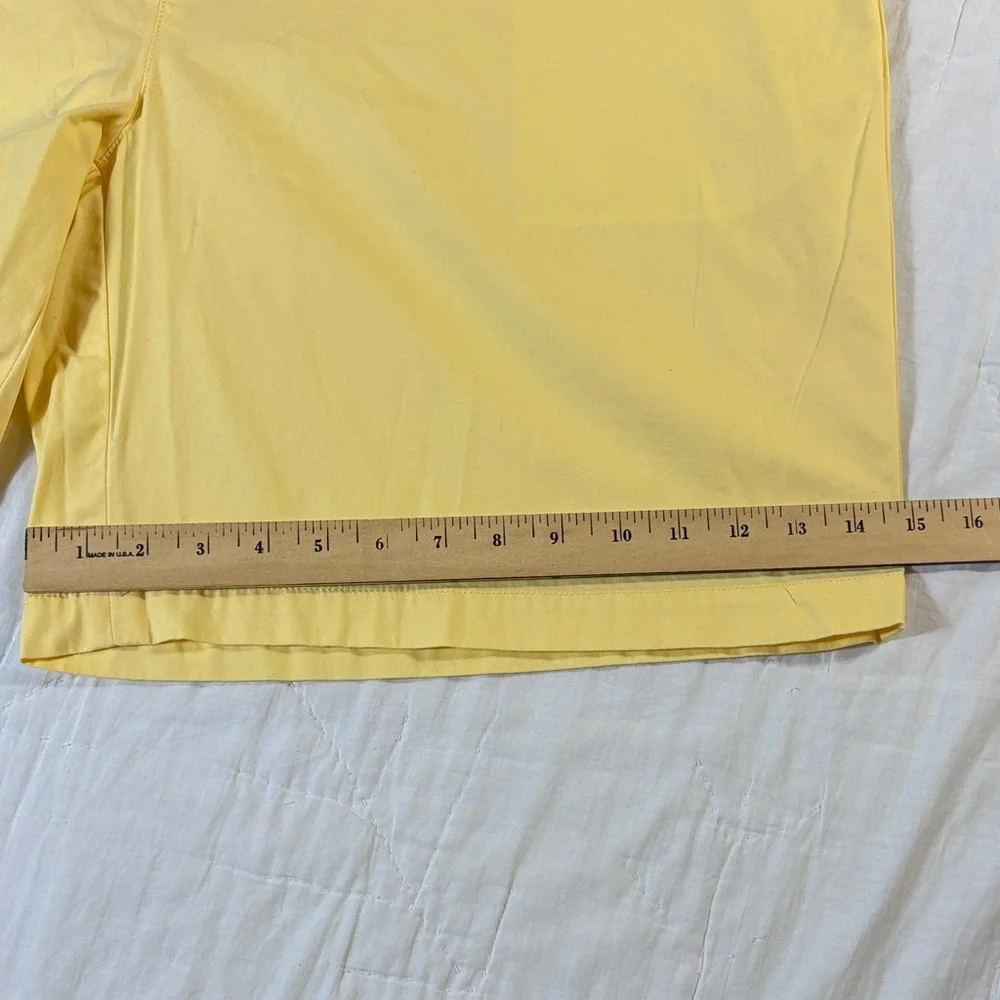 Vineyard Vines Mens Club Shorts Sz 42 Yellow Flat Front Chino Golf Preppy Summer